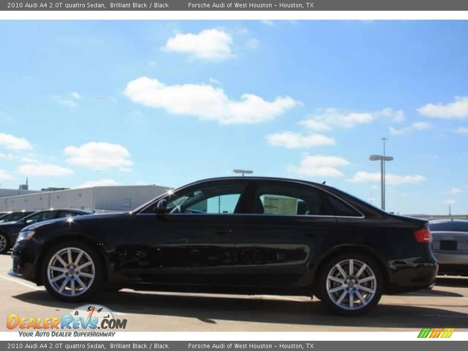 2010 Audi A4 2.0T quattro Sedan Brilliant Black / Black Photo #9