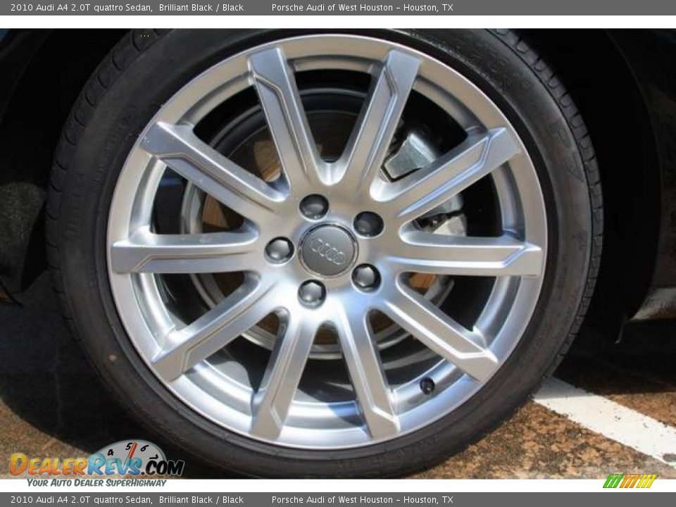 2010 Audi A4 2.0T quattro Sedan Brilliant Black / Black Photo #10