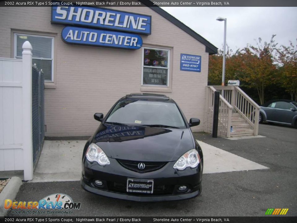 2002 Acura RSX Type S Sports Coupe Nighthawk Black Pearl / Ebony Black Photo #1