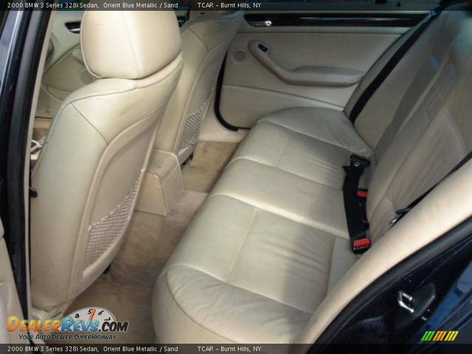 2000 BMW 3 Series 328i Sedan Orient Blue Metallic / Sand Photo #9