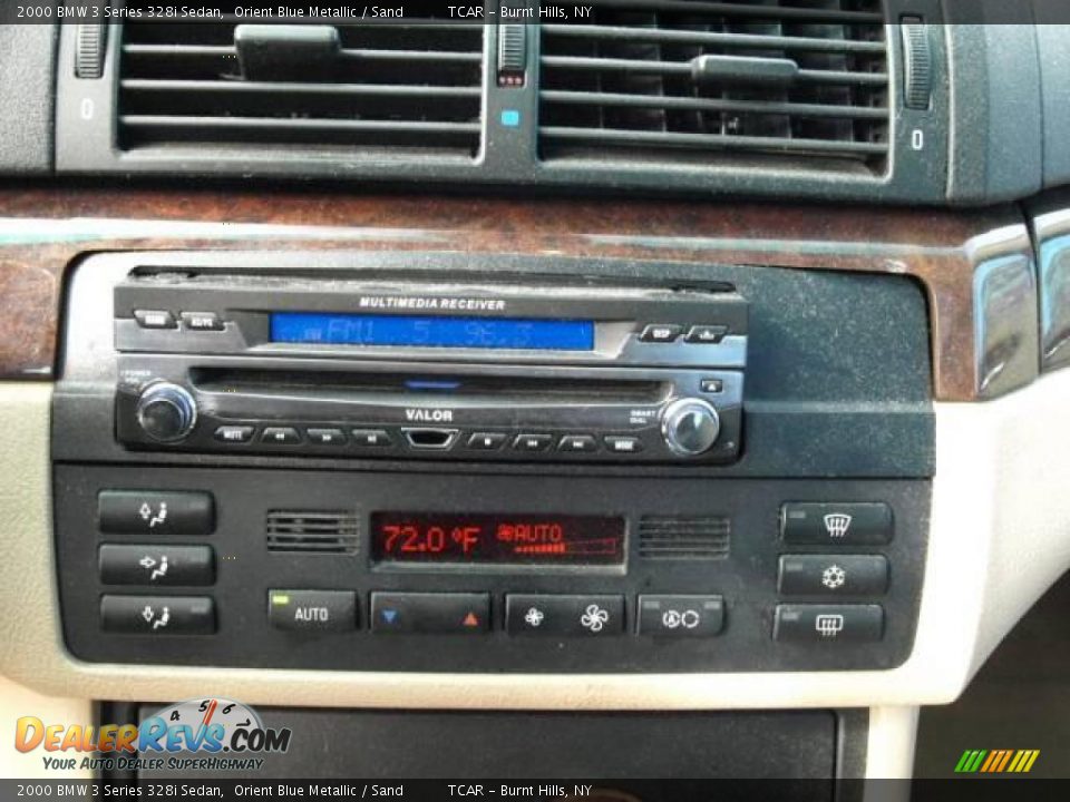 2000 BMW 3 Series 328i Sedan Orient Blue Metallic / Sand Photo #11