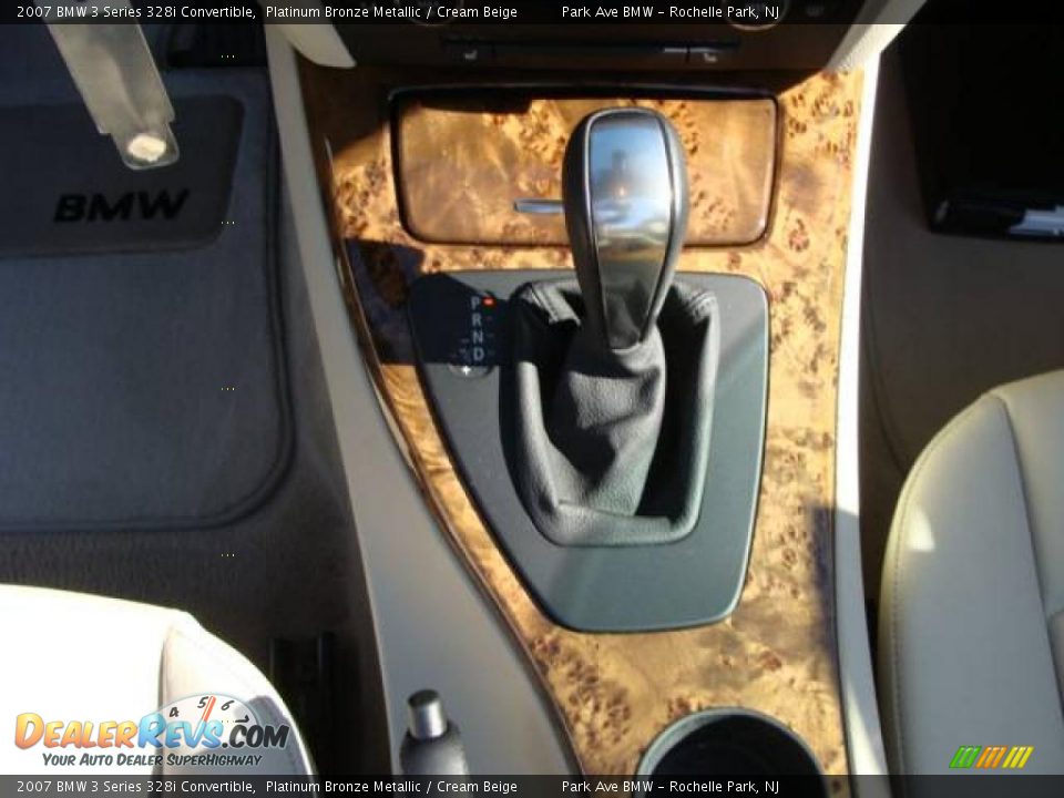 2007 BMW 3 Series 328i Convertible Platinum Bronze Metallic / Cream Beige Photo #17