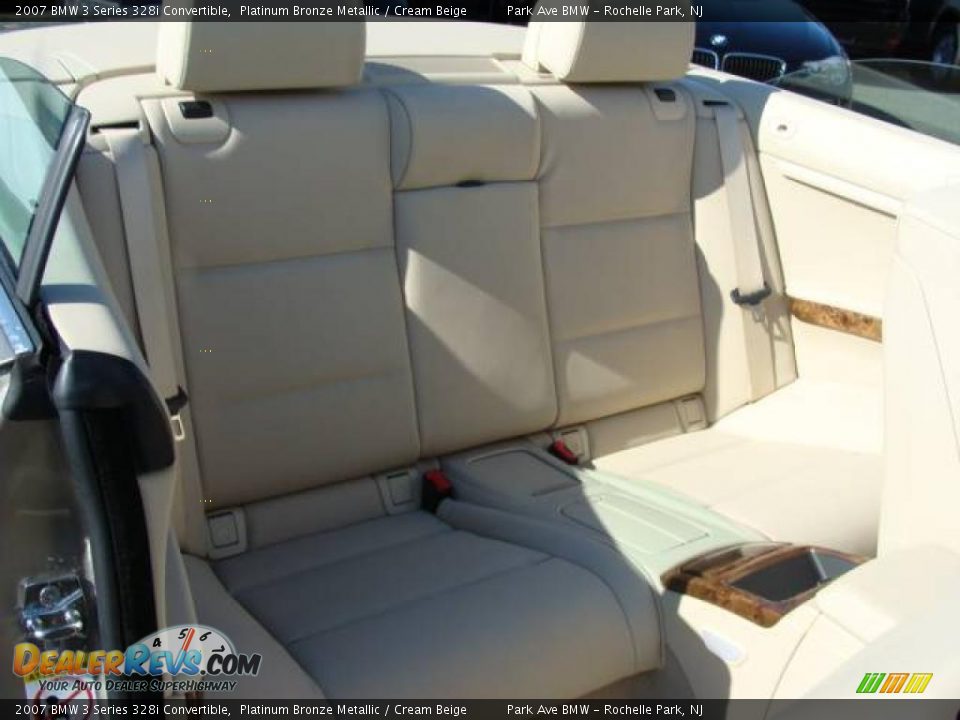 2007 BMW 3 Series 328i Convertible Platinum Bronze Metallic / Cream Beige Photo #21