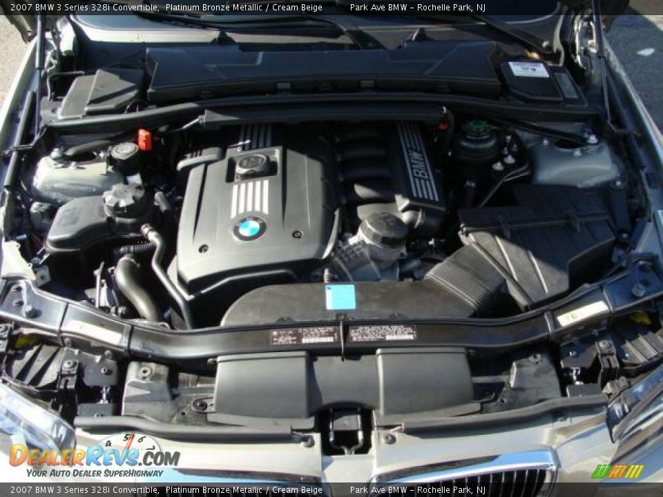 2007 BMW 3 Series 328i Convertible Platinum Bronze Metallic / Cream Beige Photo #24