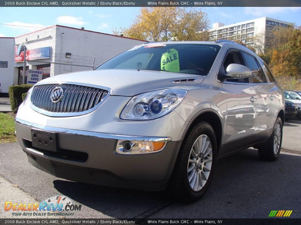 2009 Buick Enclave CXL AWD Quicksilver Metallic / Ebony Black/Ebony Photo #1
