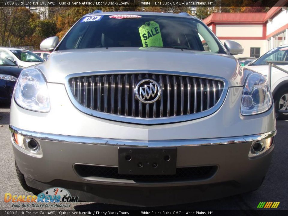 2009 Buick Enclave CXL AWD Quicksilver Metallic / Ebony Black/Ebony Photo #2