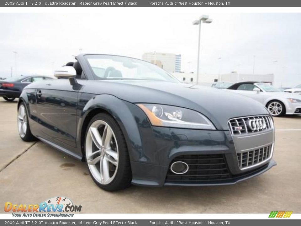 2009 Audi TT S 2.0T quattro Roadster Meteor Grey Pearl Effect / Black Photo #3