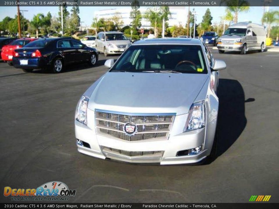 2010 Cadillac CTS 4 3.6 AWD Sport Wagon Radiant Silver Metallic / Ebony Photo #2