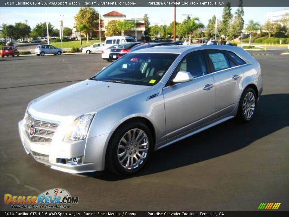 2010 Cadillac CTS 4 3.6 AWD Sport Wagon Radiant Silver Metallic / Ebony Photo #3