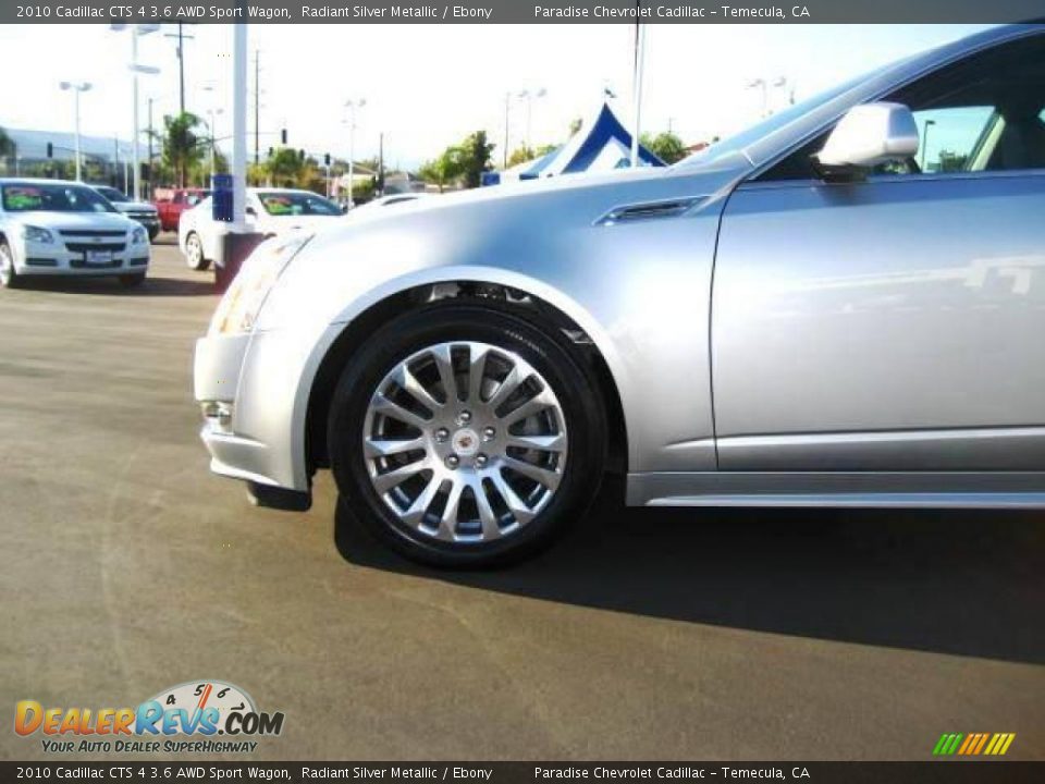 2010 Cadillac CTS 4 3.6 AWD Sport Wagon Radiant Silver Metallic / Ebony Photo #4