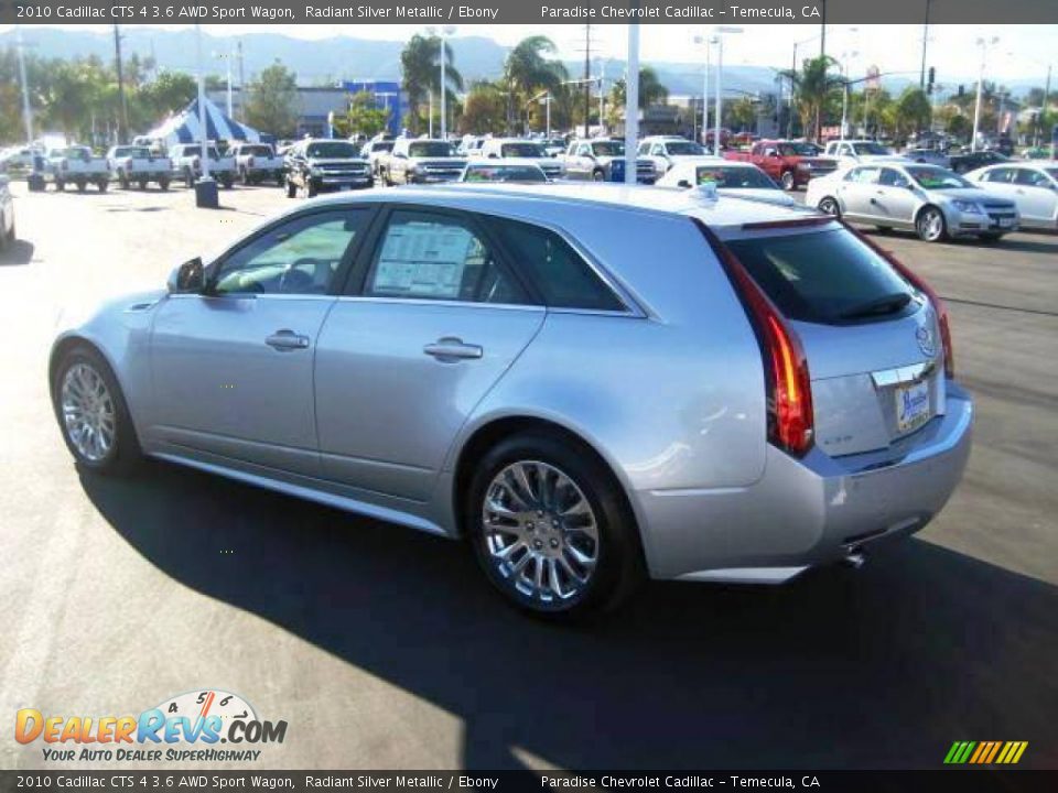 2010 Cadillac CTS 4 3.6 AWD Sport Wagon Radiant Silver Metallic / Ebony Photo #6