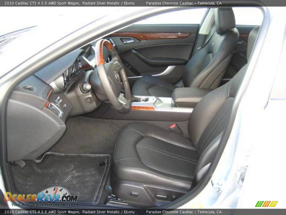 2010 Cadillac CTS 4 3.6 AWD Sport Wagon Radiant Silver Metallic / Ebony Photo #10