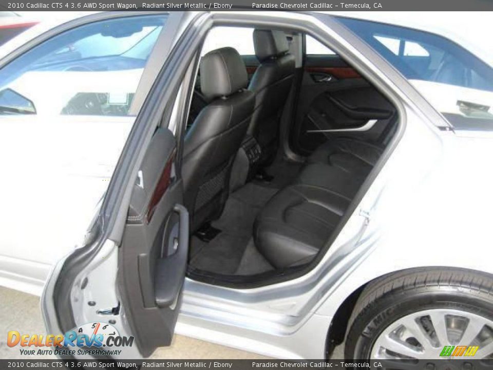 2010 Cadillac CTS 4 3.6 AWD Sport Wagon Radiant Silver Metallic / Ebony Photo #11