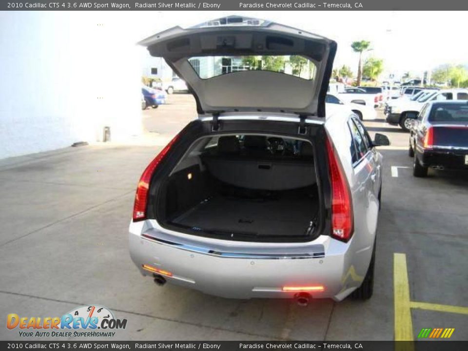 2010 Cadillac CTS 4 3.6 AWD Sport Wagon Radiant Silver Metallic / Ebony Photo #13