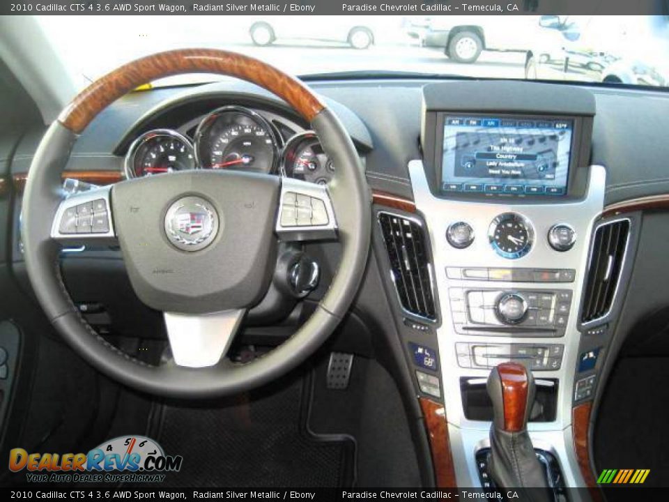 2010 Cadillac CTS 4 3.6 AWD Sport Wagon Radiant Silver Metallic / Ebony Photo #17