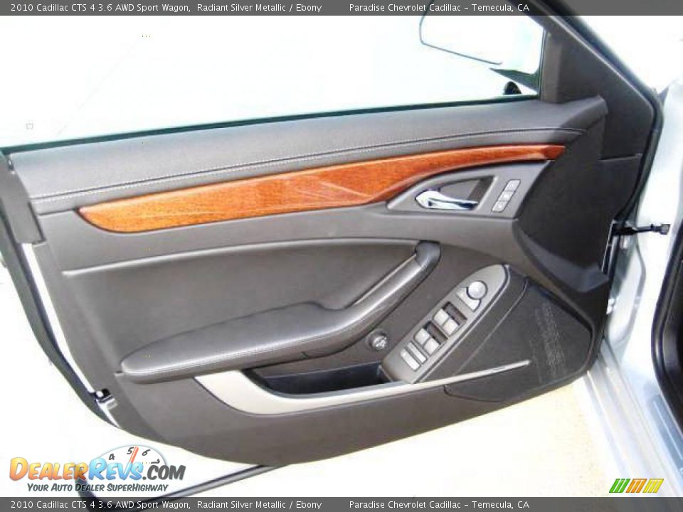2010 Cadillac CTS 4 3.6 AWD Sport Wagon Radiant Silver Metallic / Ebony Photo #18