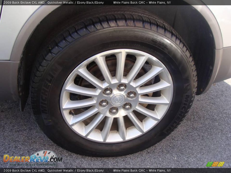 2009 Buick Enclave CXL AWD Quicksilver Metallic / Ebony Black/Ebony Photo #9