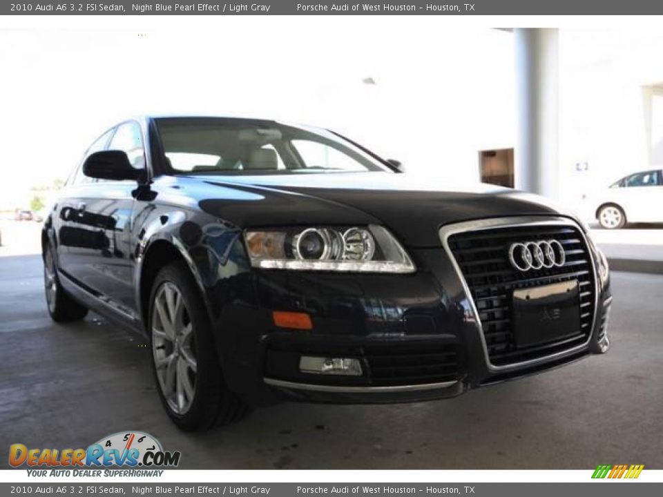 2010 Audi A6 3.2 FSI Sedan Night Blue Pearl Effect / Light Gray Photo #1