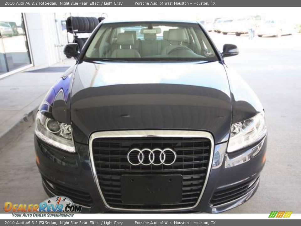 2010 Audi A6 3.2 FSI Sedan Night Blue Pearl Effect / Light Gray Photo #2