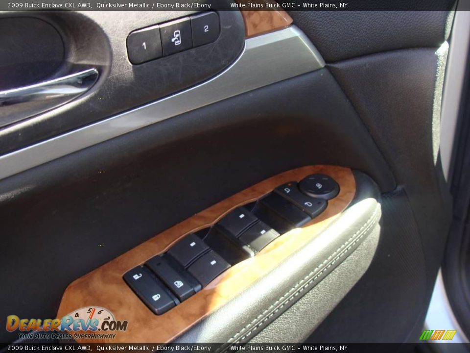 2009 Buick Enclave CXL AWD Quicksilver Metallic / Ebony Black/Ebony Photo #12