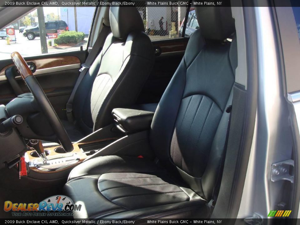 2009 Buick Enclave CXL AWD Quicksilver Metallic / Ebony Black/Ebony Photo #15