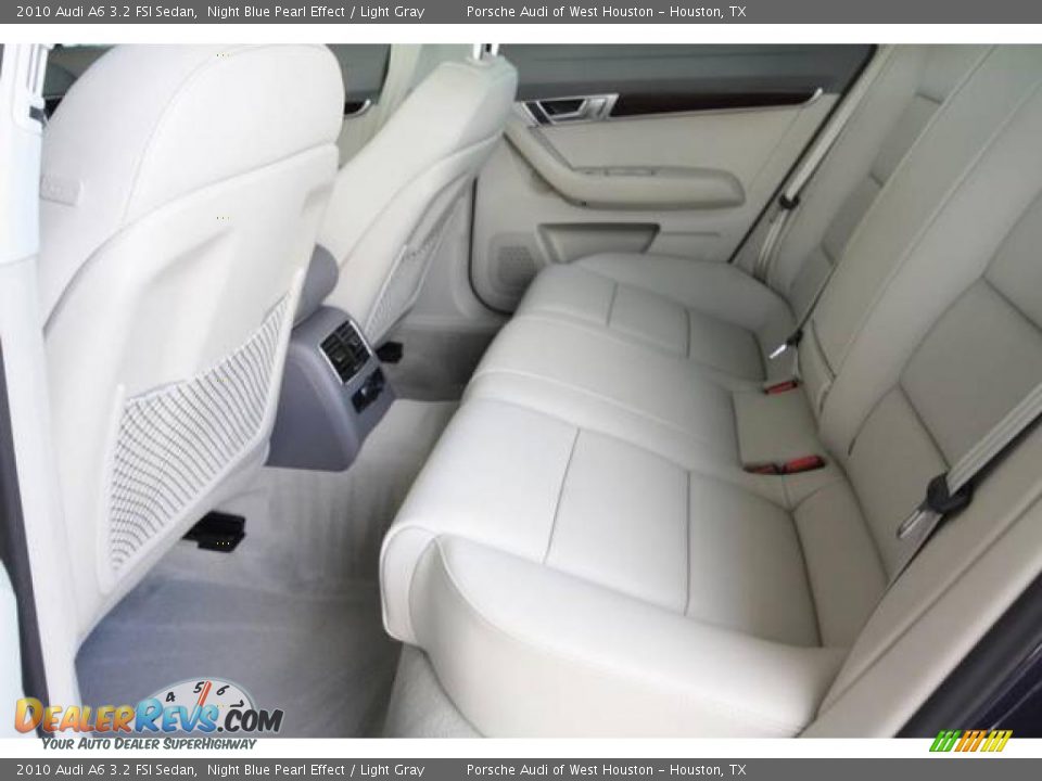 2010 Audi A6 3.2 FSI Sedan Night Blue Pearl Effect / Light Gray Photo #10