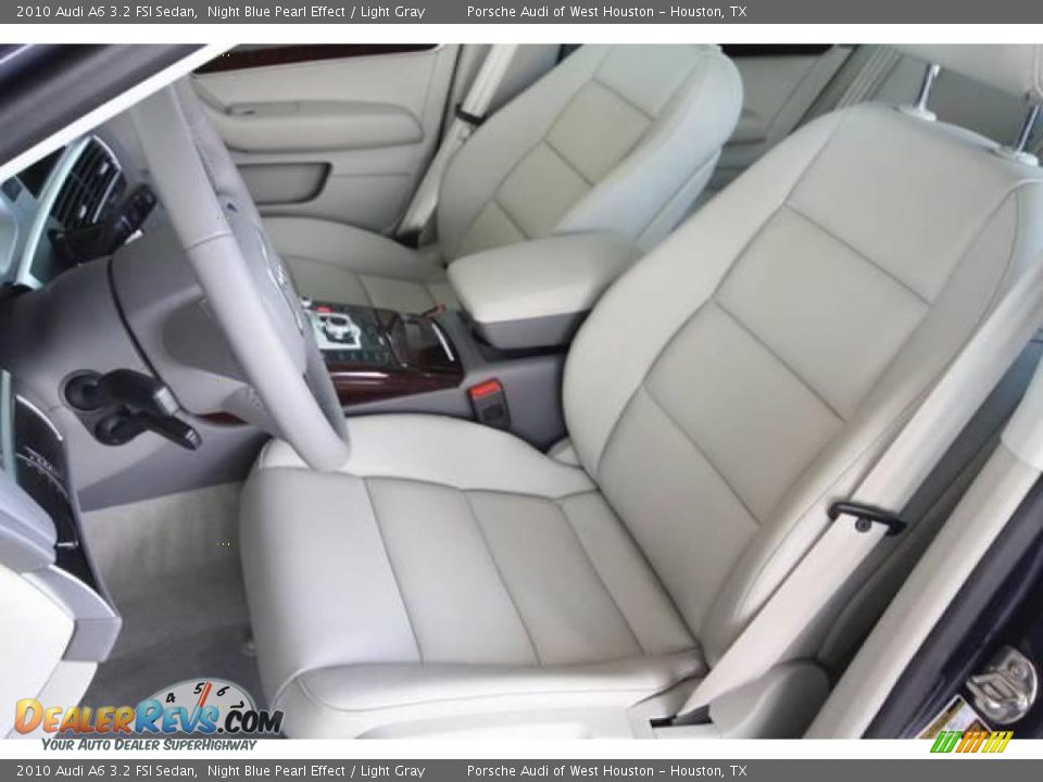 2010 Audi A6 3.2 FSI Sedan Night Blue Pearl Effect / Light Gray Photo #11
