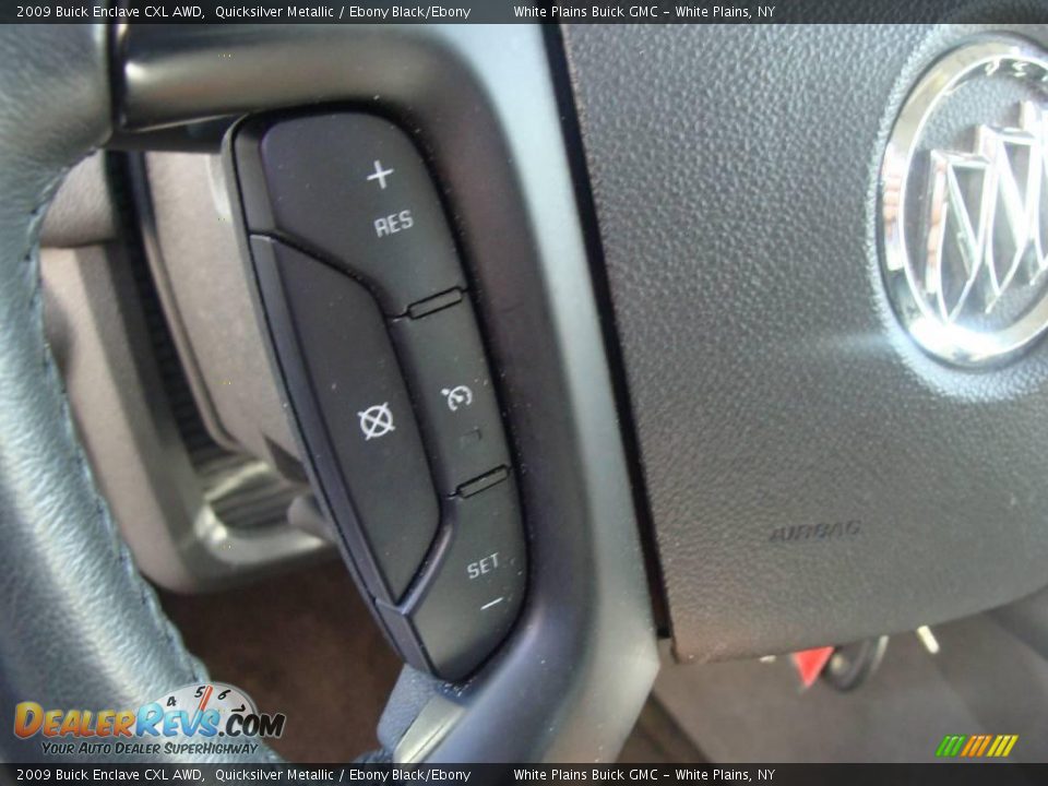 2009 Buick Enclave CXL AWD Quicksilver Metallic / Ebony Black/Ebony Photo #25