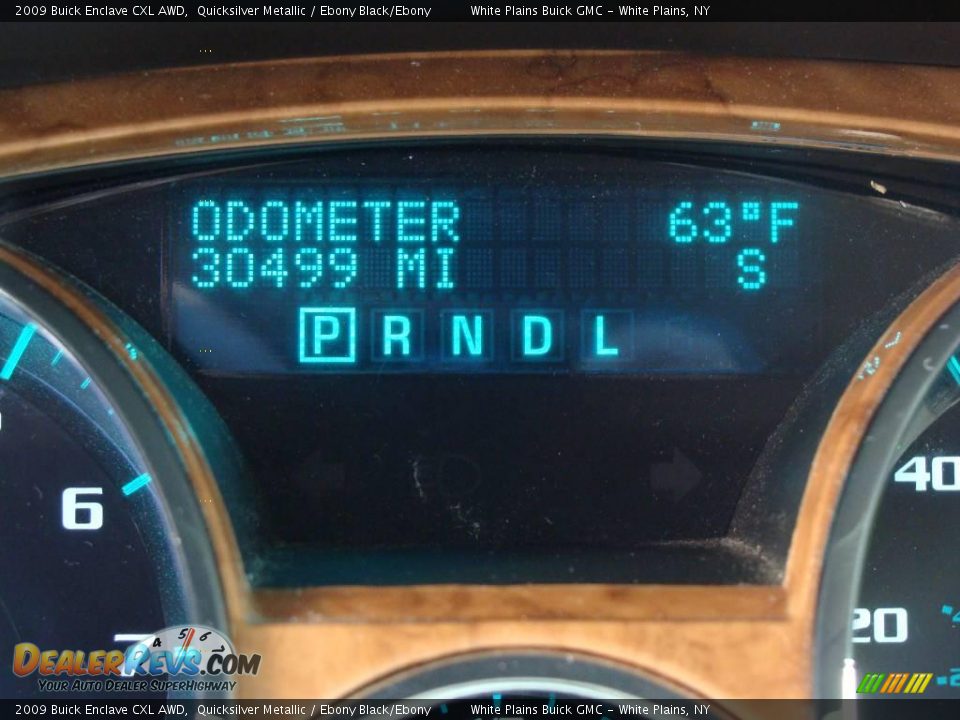 2009 Buick Enclave CXL AWD Quicksilver Metallic / Ebony Black/Ebony Photo #27