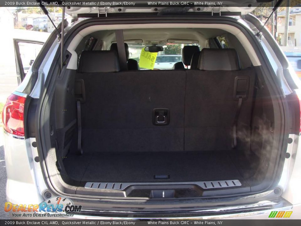 2009 Buick Enclave CXL AWD Quicksilver Metallic / Ebony Black/Ebony Photo #28