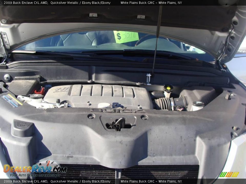 2009 Buick Enclave CXL AWD Quicksilver Metallic / Ebony Black/Ebony Photo #29