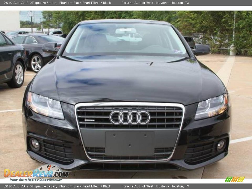 2010 Audi A4 2.0T quattro Sedan Phantom Black Pearl Effect / Black Photo #2
