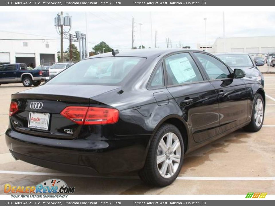 2010 Audi A4 2.0T quattro Sedan Phantom Black Pearl Effect / Black Photo #3