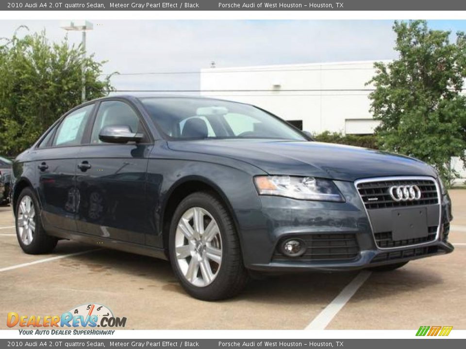 2010 Audi A4 2.0T quattro Sedan Meteor Gray Pearl Effect / Black Photo #1
