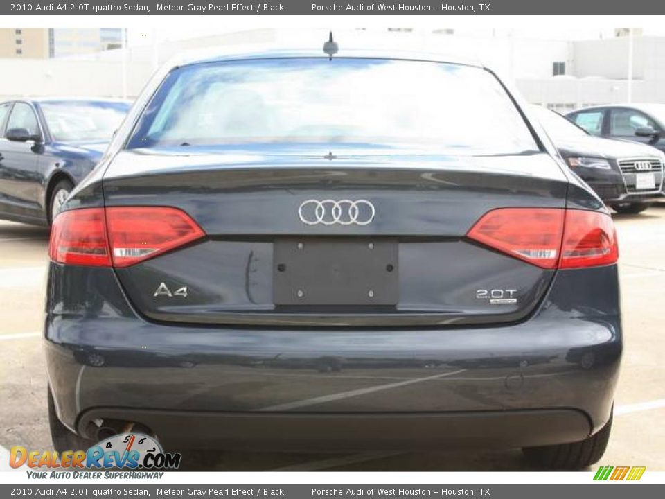2010 Audi A4 2.0T quattro Sedan Meteor Gray Pearl Effect / Black Photo #4