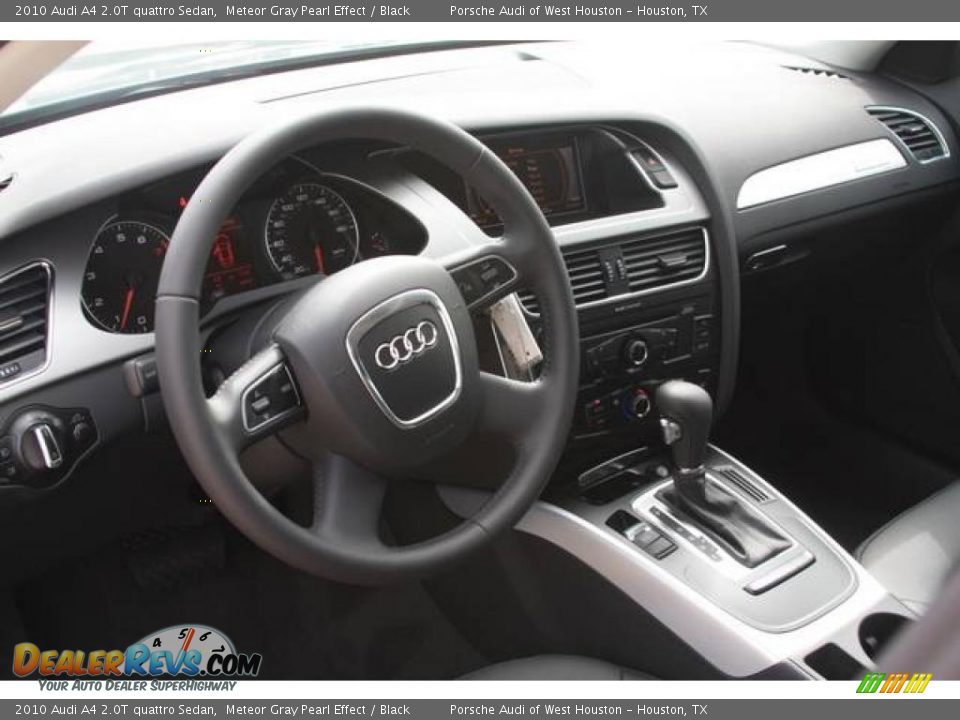 2010 Audi A4 2.0T quattro Sedan Meteor Gray Pearl Effect / Black Photo #5