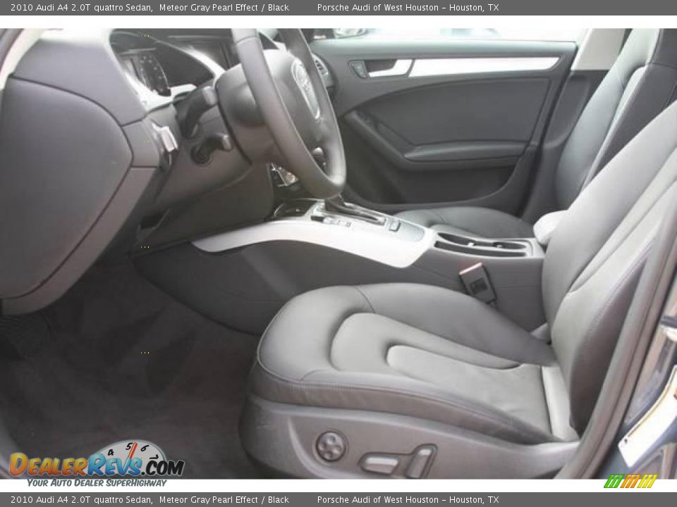 2010 Audi A4 2.0T quattro Sedan Meteor Gray Pearl Effect / Black Photo #6