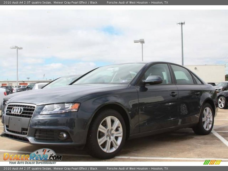 2010 Audi A4 2.0T quattro Sedan Meteor Gray Pearl Effect / Black Photo #8