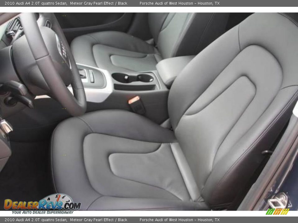 2010 Audi A4 2.0T quattro Sedan Meteor Gray Pearl Effect / Black Photo #9