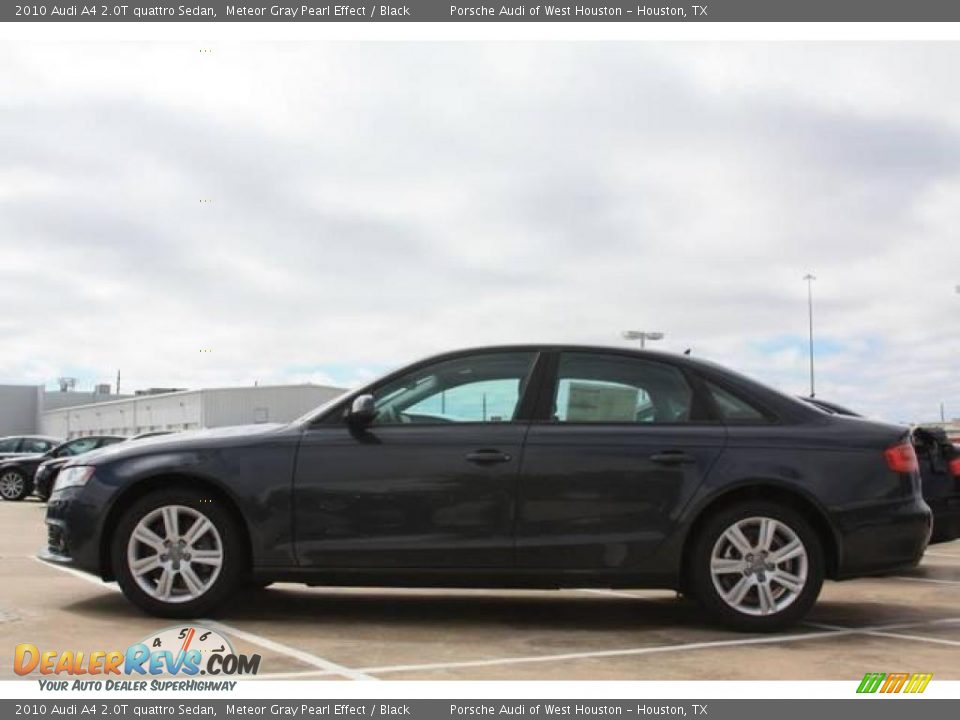 2010 Audi A4 2.0T quattro Sedan Meteor Gray Pearl Effect / Black Photo #11