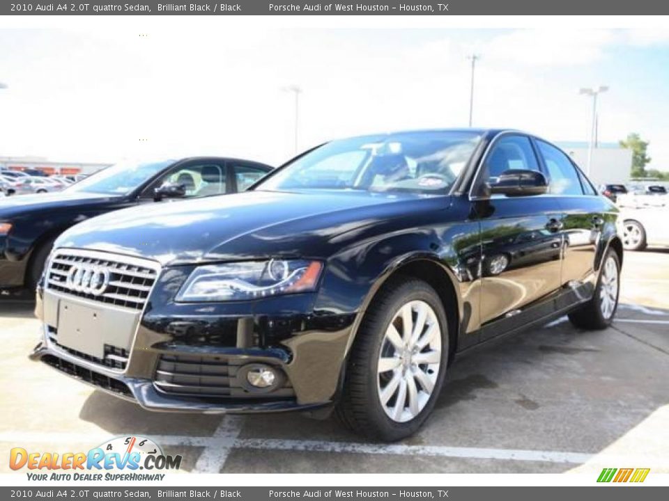 2010 Audi A4 2.0T quattro Sedan Brilliant Black / Black Photo #3