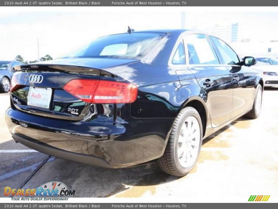 2010 Audi A4 2.0T quattro Sedan Brilliant Black / Black Photo #4