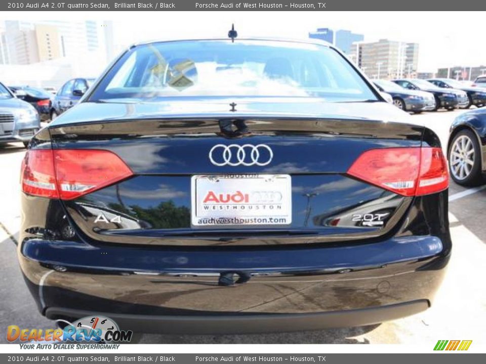 2010 Audi A4 2.0T quattro Sedan Brilliant Black / Black Photo #5