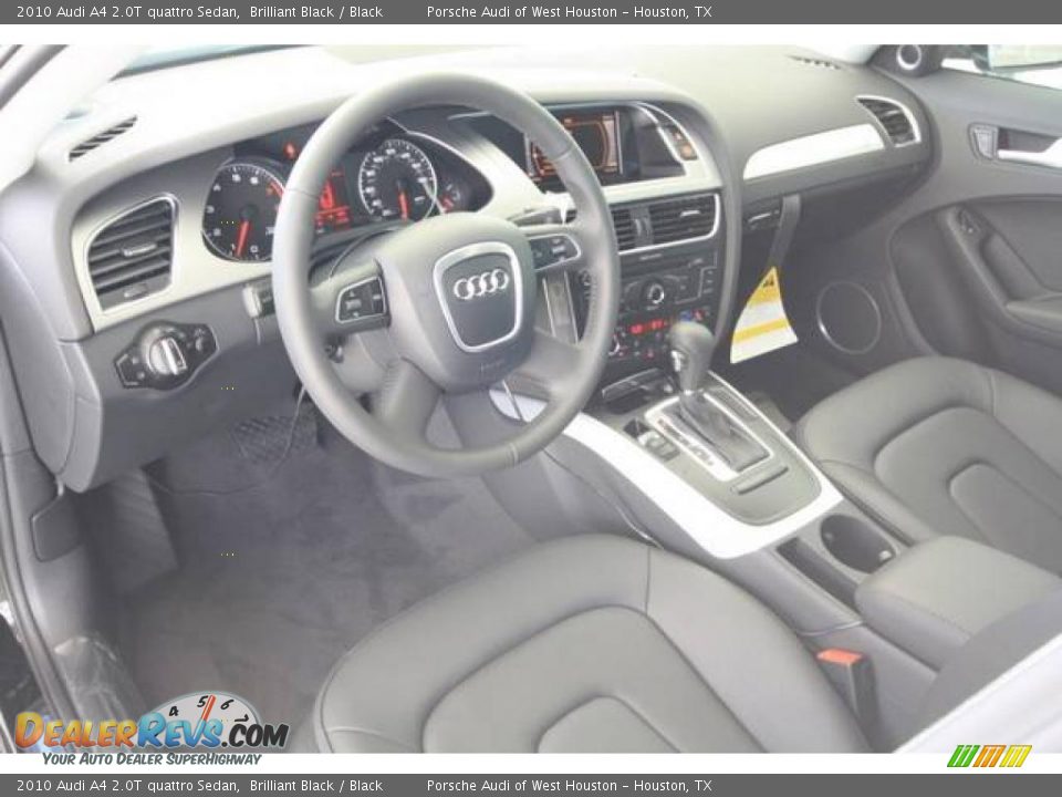 2010 Audi A4 2.0T quattro Sedan Brilliant Black / Black Photo #6