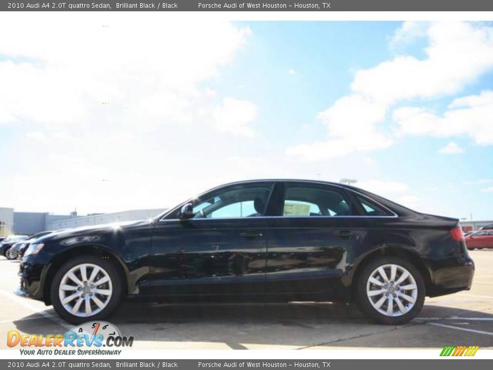 2010 Audi A4 2.0T quattro Sedan Brilliant Black / Black Photo #8