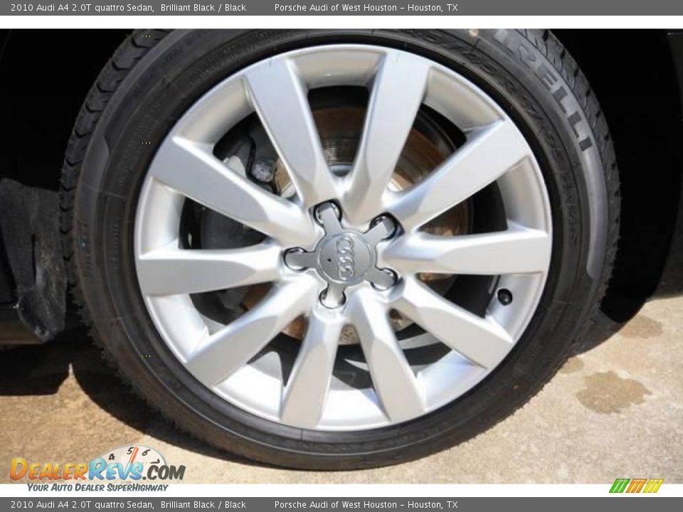 2010 Audi A4 2.0T quattro Sedan Brilliant Black / Black Photo #9