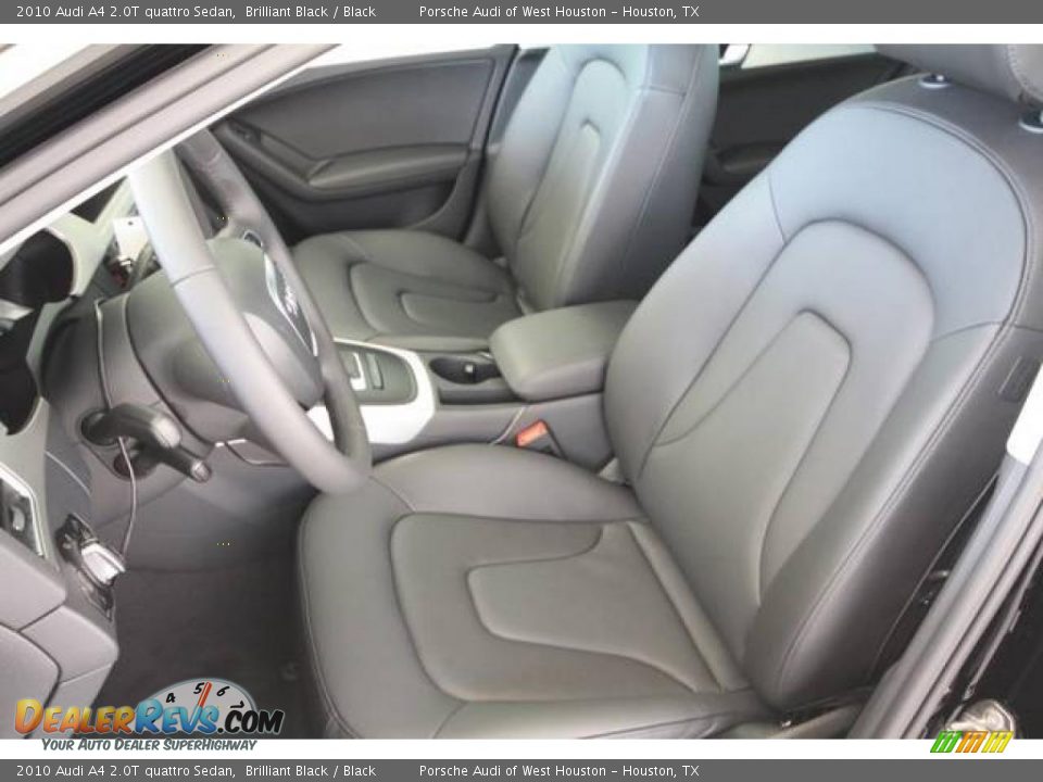2010 Audi A4 2.0T quattro Sedan Brilliant Black / Black Photo #10