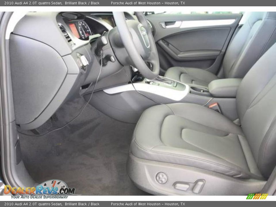 2010 Audi A4 2.0T quattro Sedan Brilliant Black / Black Photo #12