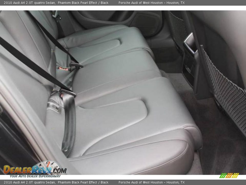 2010 Audi A4 2.0T quattro Sedan Phantom Black Pearl Effect / Black Photo #12