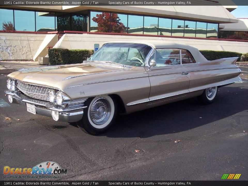 1961 Cadillac Eldorado Biarritz Convertible Aspen Gold / Tan Photo #1 ...